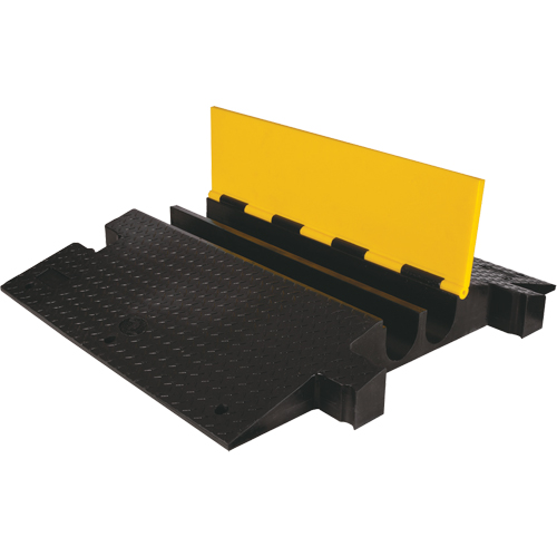 Protecteur de c&acirc;ble &agrave; traverse extr&ecirc;me Yellow Jacket, 2 canaux, 35,75" lo x 42,125" la x 5,125" h Nuna Depot Inc.