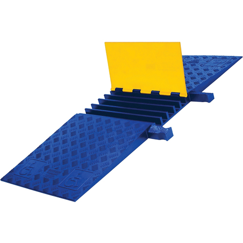 Yellow Jacket&reg; Heavy Duty ADA/DDA Cable Protector, 5 Channels, 18" L x 50" W x 1.875" H Nuna Depot Inc.