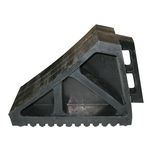Wheel Chock, 10-5/8" x 7" x 4-1/2", Black Nuna Depot Inc.