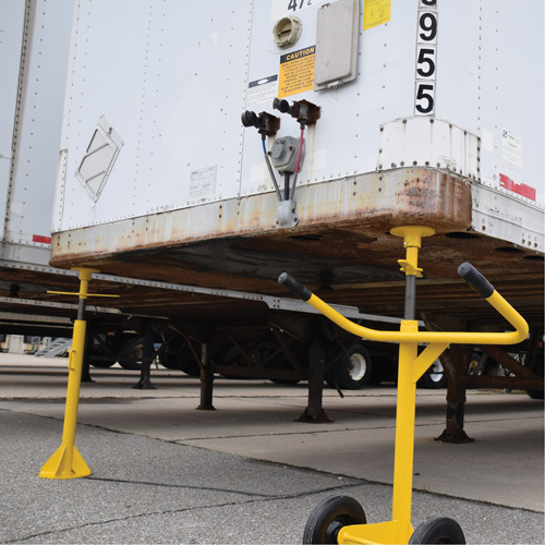 Two-Post Trailer-Stabilizing Jack Stands, 50 tons Lift Capacity Nuna Depot Inc.