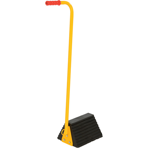 Cale de roue avec poign&eacute;e ergonomique, 9-1/4" x 8" x 6", Noir Nuna Depot Inc.