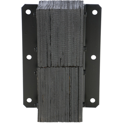 Laminated Dock Bumper, Vertical, Rubber, 13-1/4" W x 4-1/2" D x 20" H Nuna Depot Inc.