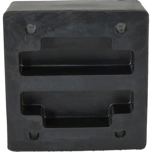 Molded Dock Bumper, Reinforced Rubber, 12" W x 4" D x 13" H Nuna Depot Inc.