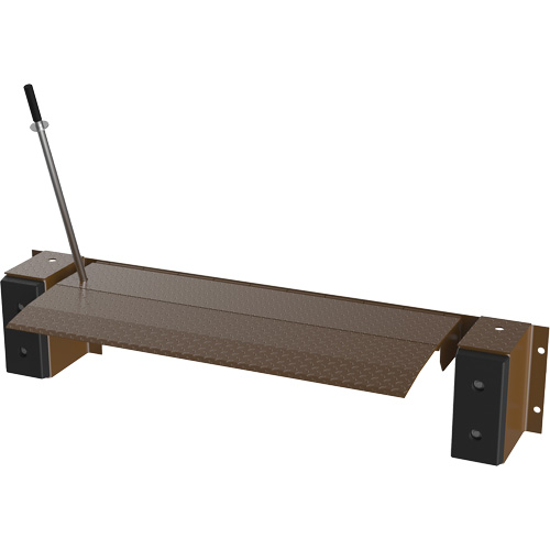 Niveleur de quai m&eacute;canique Edge-O-Dock, 93" la, 66" Largeur de la plateforme, 29" Port&eacute;e Nuna Depot Inc.