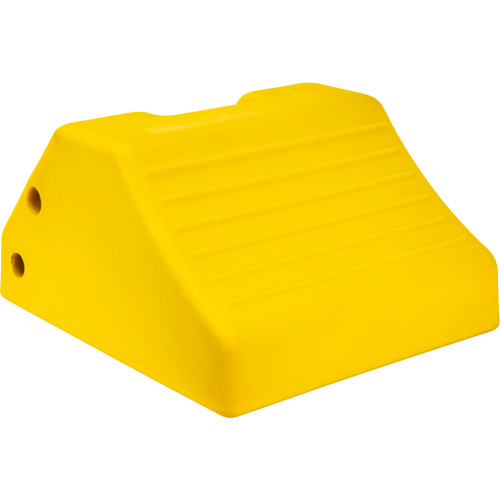 Heavy-Duty Wheel Chocks, Urethane, Yellow, 15-1/2" W x 17-7/10" D x 10" H Nuna Depot Inc.