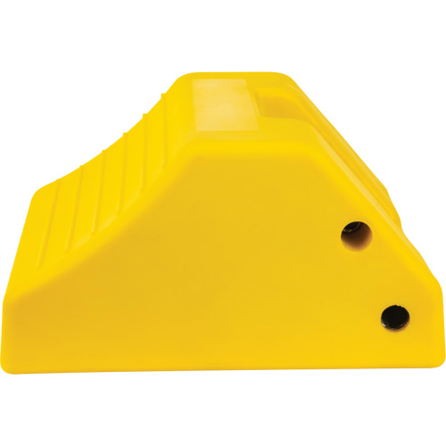 Heavy-Duty Wheel Chocks, Urethane, Yellow, 15-1/2" W x 17-7/10" D x 10" H Nuna Depot Inc.