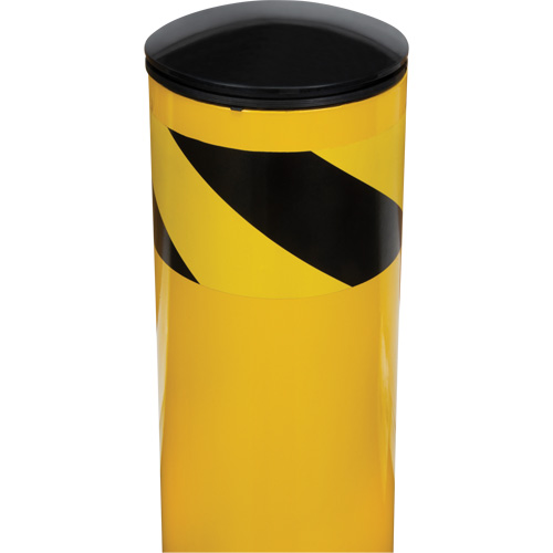 Safety Bollard, Steel, 36" H x 5-1/2" W, Yellow Nuna Depot Inc.
