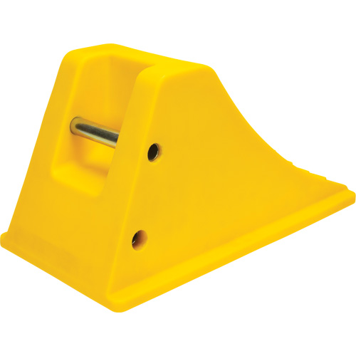 Cales de roue avec surface antid&eacute;rapante en aluminium, Polyur&eacute;thane, Jaune s&eacute;curit&eacute; OSHA, 11-1/4" la x 21" p x 12-1/4" h Nuna Depot Inc.