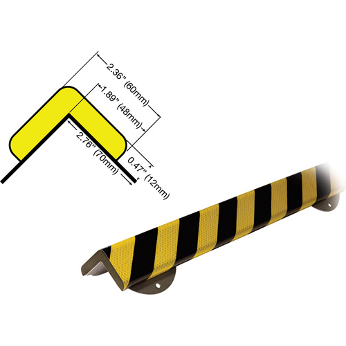 WPK-H+ Profile 1M Corner Protection Bumper Guard Wall Protection Kit Nuna Depot Inc.