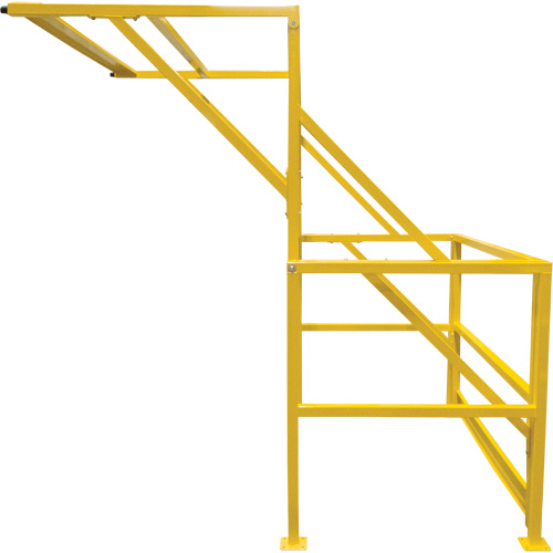 Barri&egrave;re de s&eacute;curit&eacute; pour mezzanine, 70" lo x 77" ha, 78" &eacute;lev&eacute;e, Jaune Nuna Depot Inc.