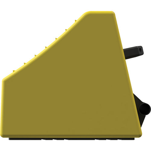 Cale de roue ultra-robuste pour l'exploitation mini&egrave;re Checkers Safety, PEHD, Jaune, 14-1/2" la x 17-1/2" p x 16" h Nuna Depot Inc.