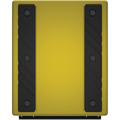 Cale de roue ultra-robuste pour l'exploitation mini&egrave;re Checkers Safety, PEHD, Jaune, 14-1/2" la x 17-1/2" p x 16" h Nuna Depot Inc.