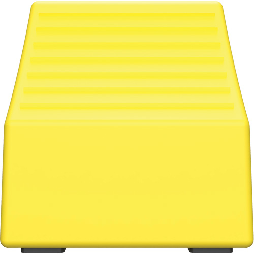 Cale de roue ultra-robuste pour l'exploitation mini&egrave;re Checkers Safety sans support, PEHD, Jaune, 14-1/2" la x 17-1/2" p x 16" h Nuna Depot Inc.