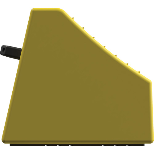Cale de roue ultra-robuste pour l'exploitation mini&egrave;re Checkers Safety sans support, PEHD, Jaune, 14-1/2" la x 17-1/2" p x 16" h Nuna Depot Inc.