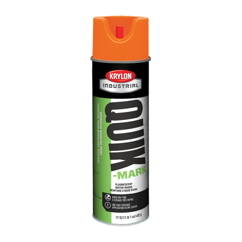 Peinture de marquage industrielle &agrave; base d'eau pour le travail en hauteur Quik-Mark, 17 oz, Canette a&eacute;rosol Nuna Depot Inc.