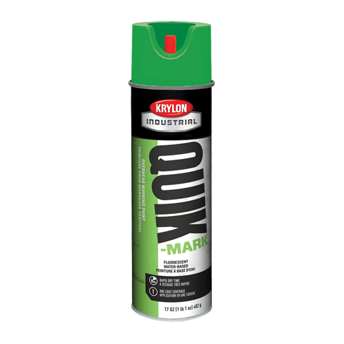 Peinture de marquage industrielle &agrave; base d'eau pour le travail en hauteur Quik-Mark, 17 oz, Canette a&eacute;rosol Nuna Depot Inc.