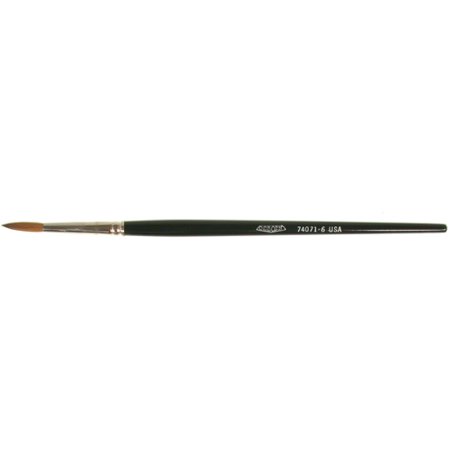 Pinceau d'artiste, Largeur de la brosse de 5/32", Martre rouge, Manche &agrave; Bois Nuna Depot Inc.