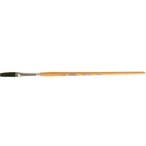 Pinceau une passe, Largeur de la brosse de 1/4", Soie de bœuf, Manche &agrave; Bois Nuna Depot Inc.