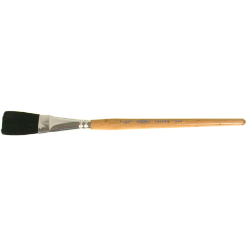 Pinceau une passe, Largeur de la brosse de 3/4", Soie de bœuf, Manche &agrave; Bois Nuna Depot Inc.