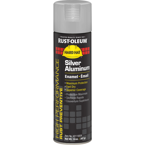 Peinture-&eacute;mail en a&eacute;rosol syst&egrave;me V2100, Aluminium argent, Brillant, 14 oz, Canette a&eacute;rosol Nuna Depot Inc.