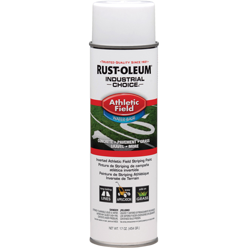 Peinture pour traçage de ligne pour terrain de gymnastique Industrial Choice AF1600, Blanc, 17 oz, Canette a&eacute;rosol Nuna Depot Inc.
