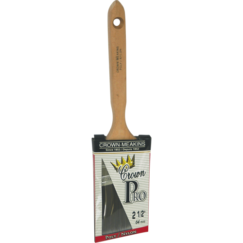 Angular Pro Paint Brush, Poly/Nylon, Wood Handle, 2-1/2" Width Nuna Depot Inc.