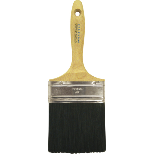 Straight Wall Paint Brush, Bristle, Wood Handle, 4" Width Nuna Depot Inc.
