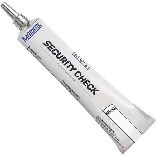 Marqueur de peinture de contr&ocirc;le de s&eacute;curit&eacute;, 1,7 oz, Tube, Blanc Nuna Depot Inc.