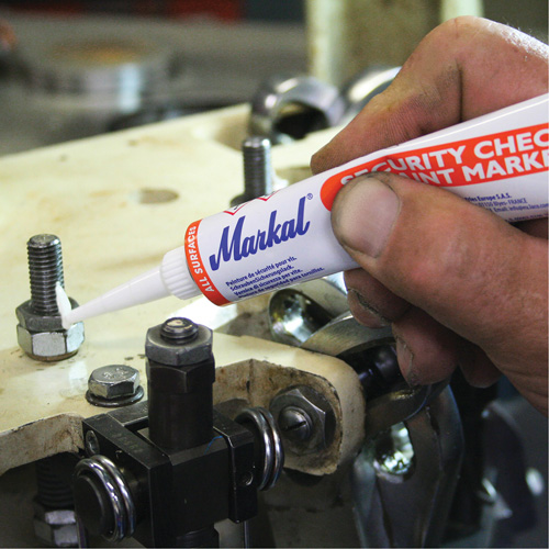 Marqueur de peinture de contr&ocirc;le de s&eacute;curit&eacute;, 1,7 oz, Tube, Orange Nuna Depot Inc.