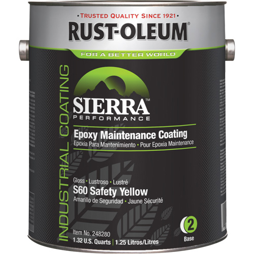 Floor Coating Base, 1 gal., Water-Based, Gloss, Yellow Nuna Depot Inc.