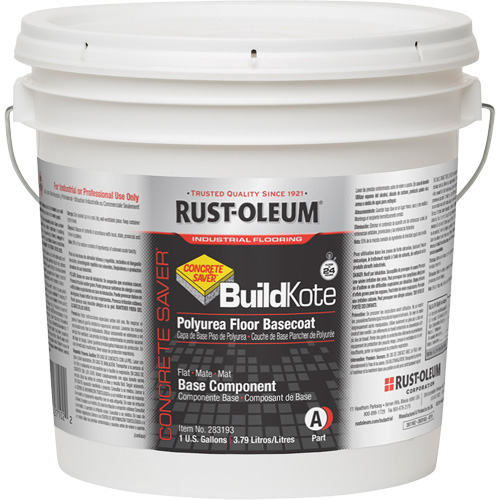 Concrete Saver&reg; BuildKote Polyurea Floor Coating Primer Part A, Pail, Clear/Tint Base Nuna Depot Inc.