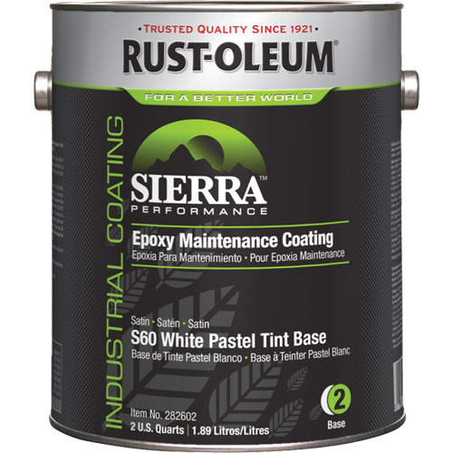 Sierra Performance S60 Water-Based Epoxy Maintenance Coating Pastel Base, Gallon, Tint Base Nuna Depot Inc.