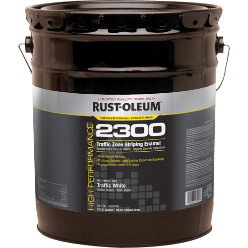 Peinture pour traçage de ligne invers&eacute;e Syst&egrave;me 2300 &agrave; haut rendement, Blanc, 5 gal., Seau Nuna Depot Inc.