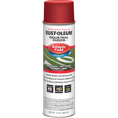 AF1600 Athletic Field Striping Paint, Red, Aerosol Can Nuna Depot Inc.