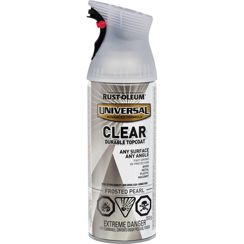 Couche de finition durable Universal, 312 g, Canette a&eacute;rosol, Perle givr&eacute;e Nuna Depot Inc.