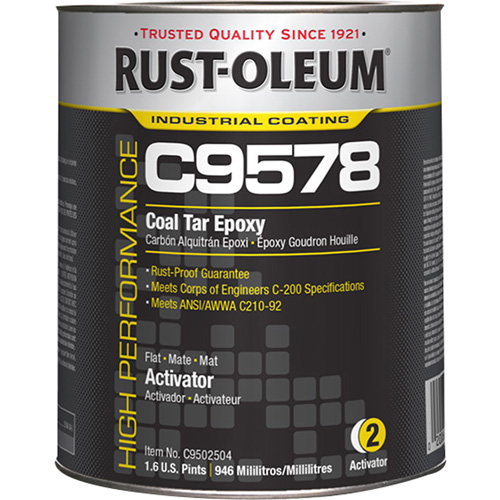 Activateur pour rev&ecirc;tement &eacute;poxydique &agrave; base de goudron de houille et &agrave; haute teneur en solides du syst&egrave;me C9578, 0,2 gal., Seau Nuna Depot Inc.