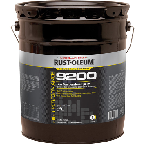 9200 System Low Temperature Epoxy Base, Grey, 4 gal., Pail Nuna Depot Inc.
