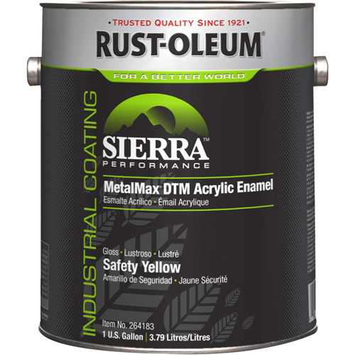 Sierra Performance MetalMax&reg; Plus DTM Acrylic Enamel, Gallon, Yellow Nuna Depot Inc.