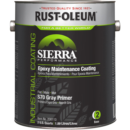 Appr&ecirc;t acrylique &eacute;poxydique &agrave; base d'eau Sierra Performance S70/S71, Gallon, Gris Nuna Depot Inc.