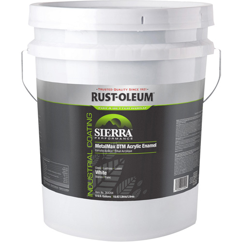 &eacute;mail acrylique DTM Sierra Performance MetalMax Plus, 5 gal., Seau, Blanc Nuna Depot Inc.