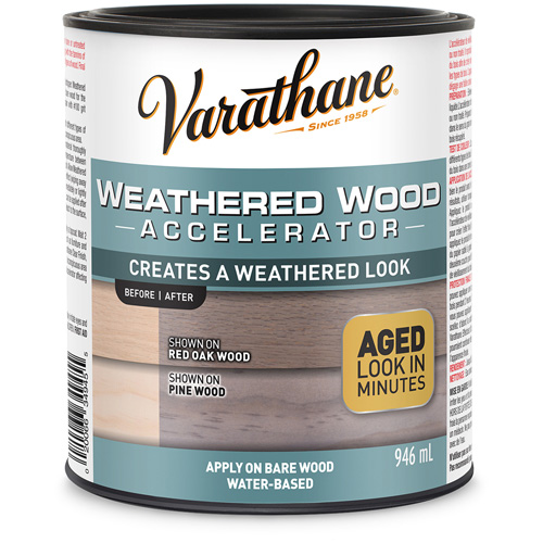 Acc&eacute;l&eacute;rateur de vieillissement du bois Varathane, 946 ml, Canette, Gris Nuna Depot Inc.