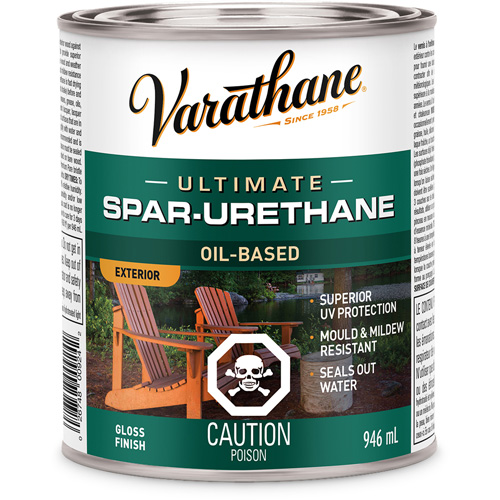 Rev&ecirc;tement &agrave; fini diamant pour bois Varathane, 946 ml, Transparent, Brillant Nuna Depot Inc.