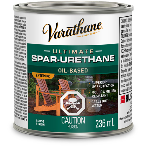 Fini diamant pour bois Varathane ext&eacute;rieur, 236 ml, Transparent, Brillant Nuna Depot Inc.