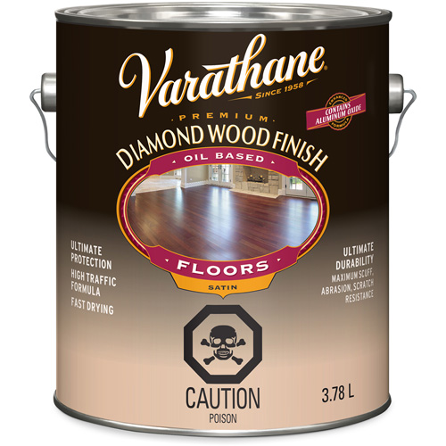 Enduit pour plancher &agrave; fini diamant pour bois Varathane, 3,78 L, Transparent, Satin Nuna Depot Inc.