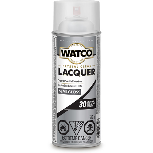 Watco&reg; Lacquer Wood Finish, 319 g, Clear, Semi-Gloss Nuna Depot Inc.
