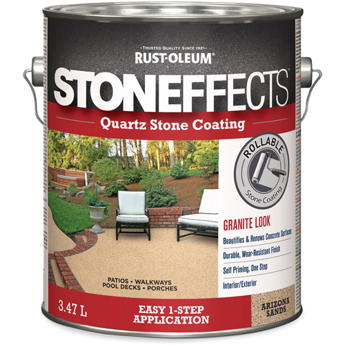 Rev&ecirc;tement &agrave; base de pierre de quartz Stoneffects, 3,78 L, &agrave; l'eau, Textur&eacute;, Beige Nuna Depot Inc.