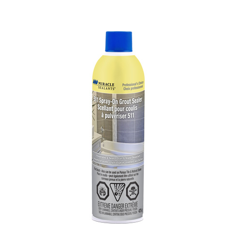 Scellant pour coulis &agrave; vaporiser 511 Miracle Sealants, Canette a&eacute;rosol Nuna Depot Inc.