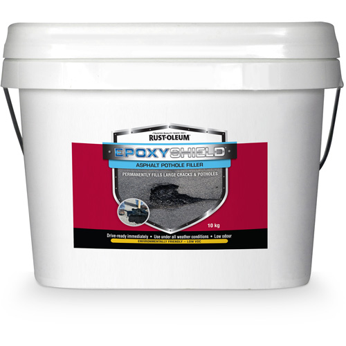 Remplisseur de nids-de-poule dasphalte EpoxyShield, Seau, Noir Nuna Depot Inc.