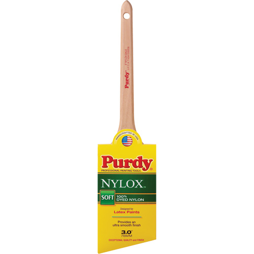 Pinceau Nylox Dale, Nylon, Manche Bois, Largeur de 3" Nuna Depot Inc.