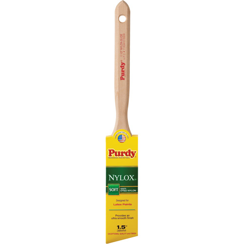 Pinceau Nylox Glide, Nylon, Manche Bois, Largeur de 1-1/2" Nuna Depot Inc.